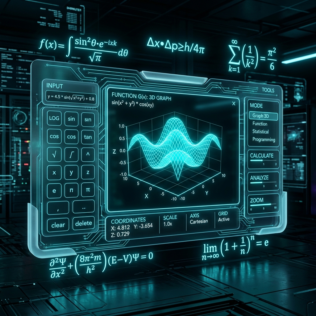 Graphing Scientific Calculator dashboard visual